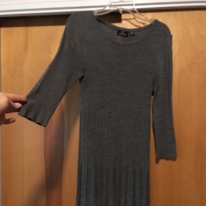 Lemmie for Nina Leonard Gray sweater dress